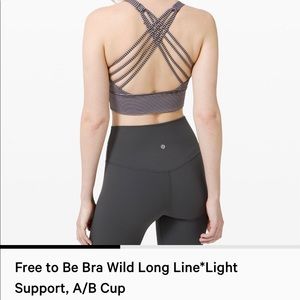 ISO: Free to Be WILD Long Line Sports Bra